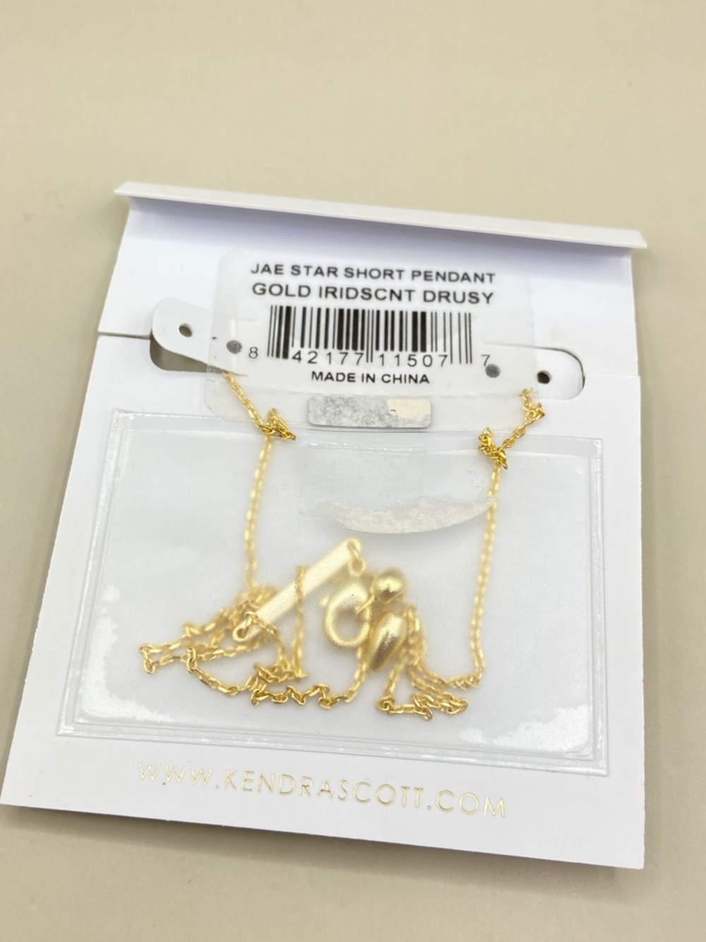 NWT Kendra Scott Jae Star Short Pendant Necklace - Picture 6 of 6
